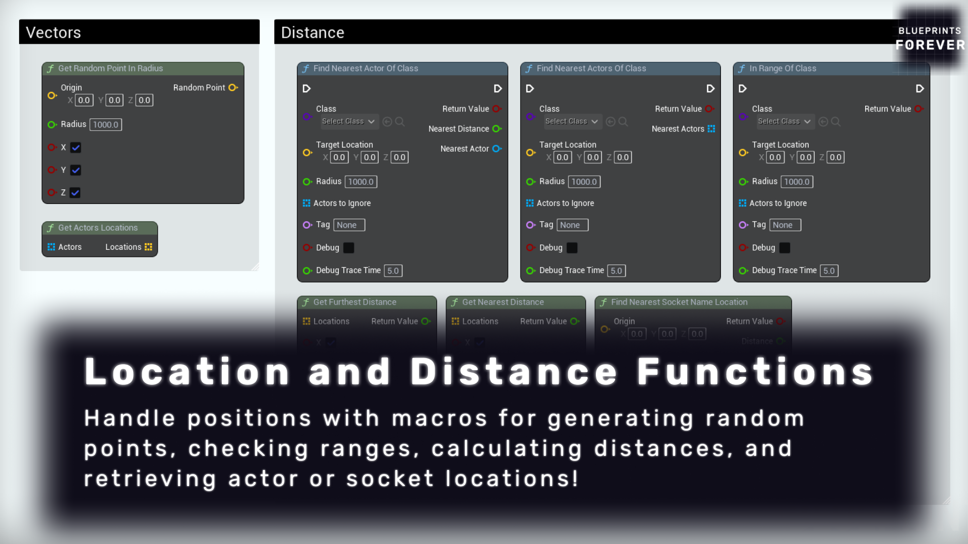 Location and Distance Functions